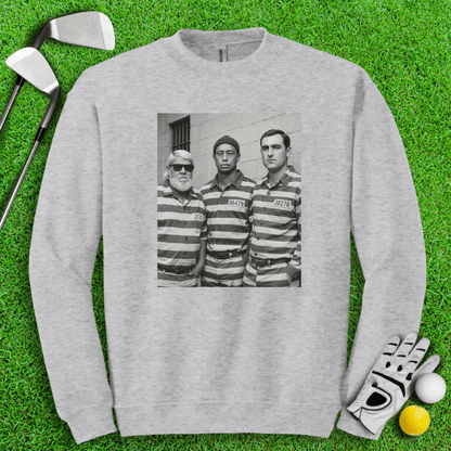 Trio Mugshot Retro Crewneck - TeeHee Golf Gear