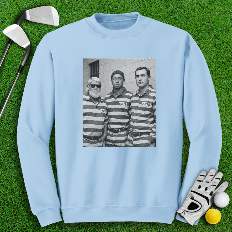 Trio Mugshot Retro Crewneck - TeeHee Golf Gear