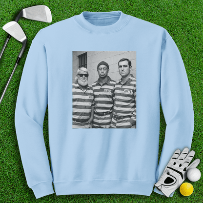 Trio Mugshot Retro Crewneck - TeeHee Golf Gear