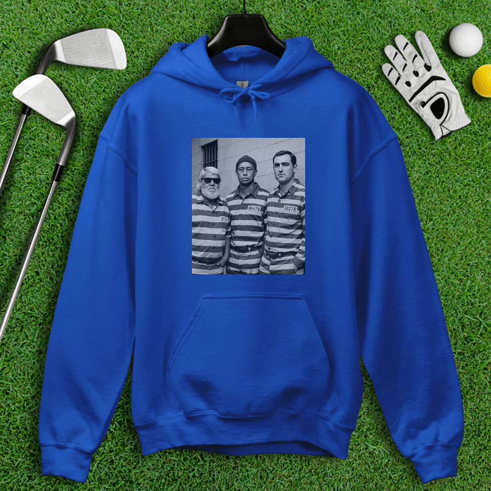 Trio Mugshot Retro Hoodie - TeeHee Golf Gear