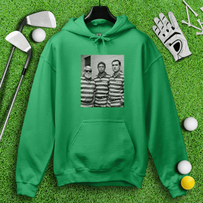 Trio Mugshot Retro Hoodie - TeeHee Golf Gear
