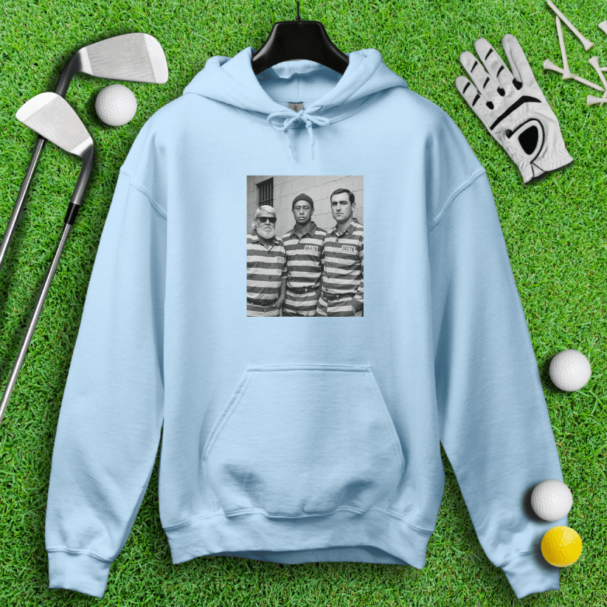 Trio Mugshot Retro Hoodie - TeeHee Golf Gear