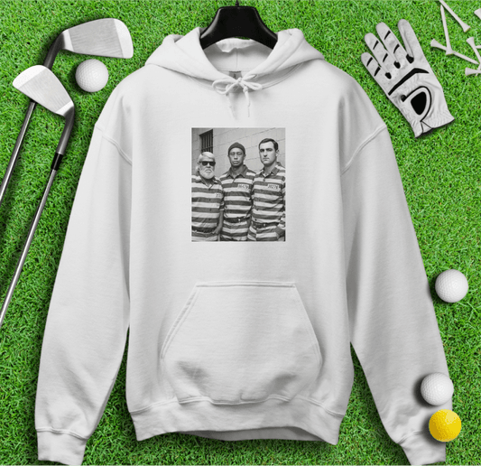 Trio Mugshot Retro Hoodie - TeeHee Golf Gear