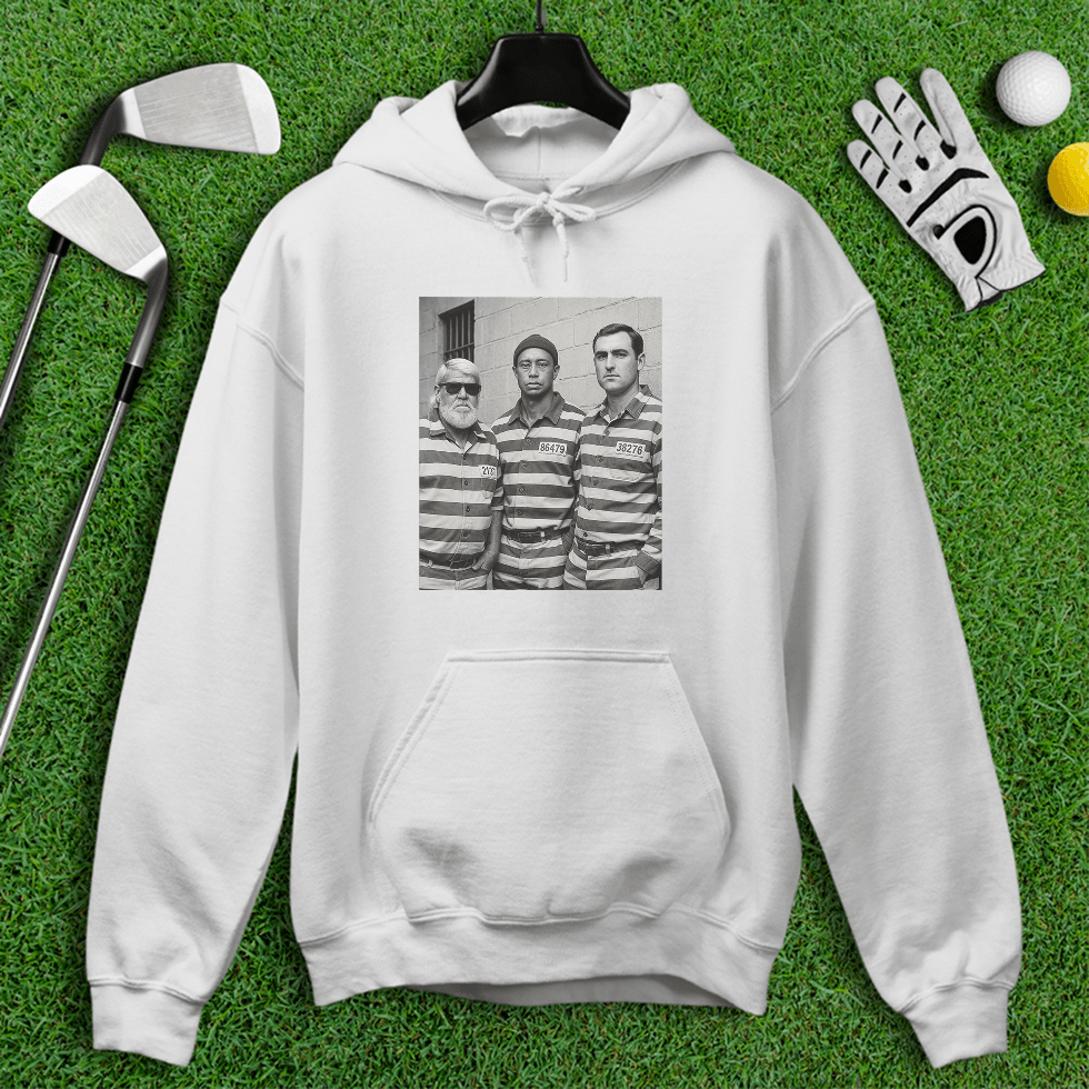 Trio Mugshot Retro Hoodie - TeeHee Golf Gear