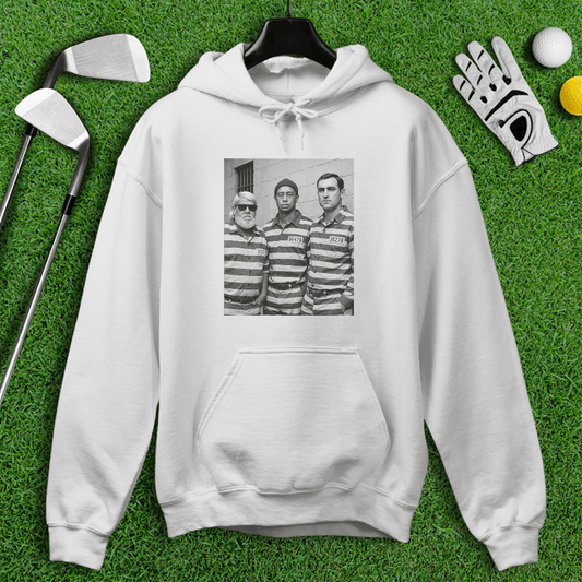 Trio Mugshot Retro Hoodie - TeeHee Golf Gear