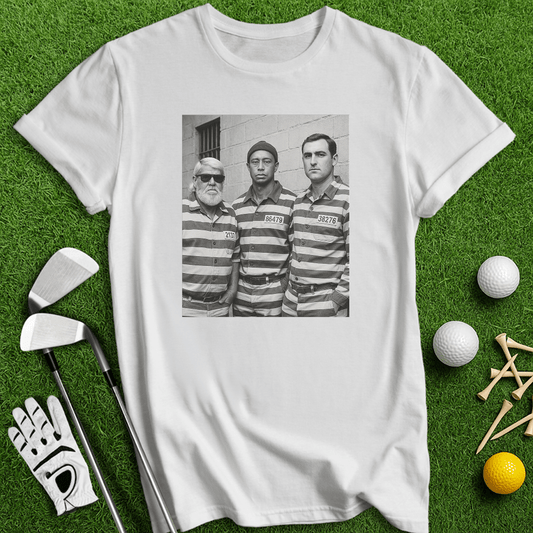 Trio Mugshot Retro T-shirt - TeeHee Golf Gear