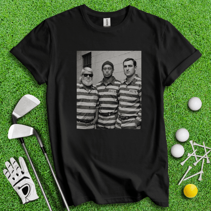 Trio Mugshot Retro T-shirt - TeeHee Golf Gear