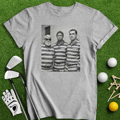 Trio Mugshot Retro T-shirt - TeeHee Golf Gear