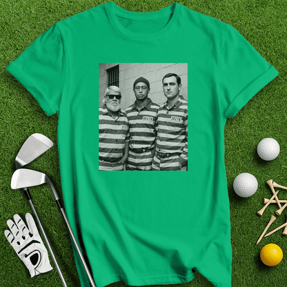 Trio Mugshot Retro T-shirt - TeeHee Golf Gear