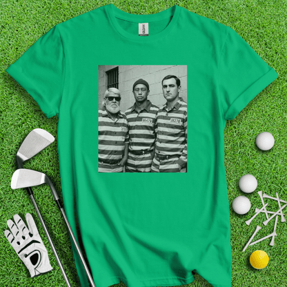 Trio Mugshot Retro T-shirt - TeeHee Golf Gear