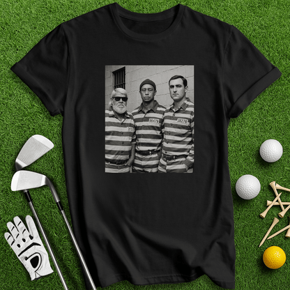 Trio Mugshot Retro T-shirt - TeeHee Golf Gear