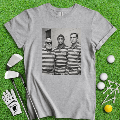 Trio Mugshot Retro T-shirt - TeeHee Golf Gear