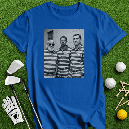Trio Mugshot Retro T-shirt - TeeHee Golf Gear