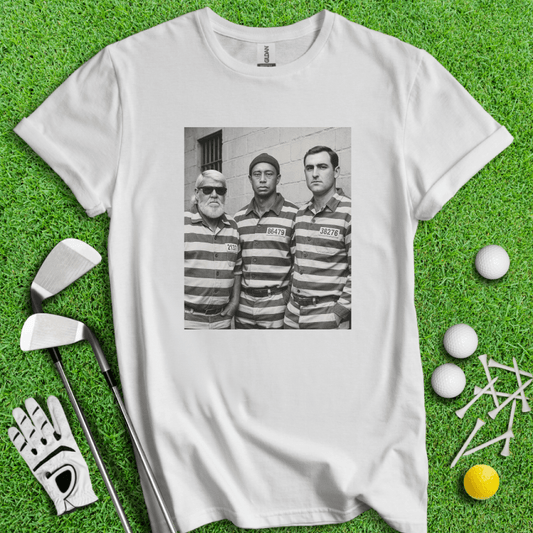 Trio Mugshot Retro T-shirt - TeeHee Golf Gear