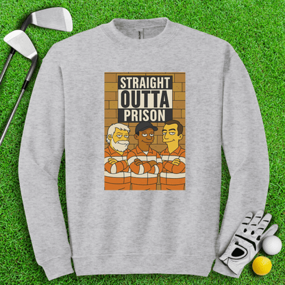 Trio Mugshot Simpson Crewneck - TeeHee Golf Gear