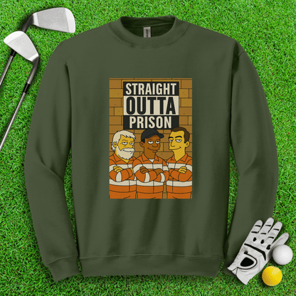 Trio Mugshot Simpson Crewneck - TeeHee Golf Gear