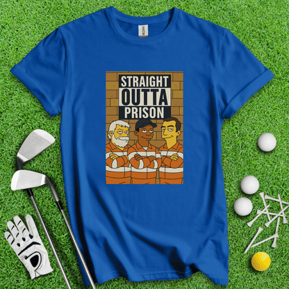 Trio Mugshot Simpson T-shirt - TeeHee Golf Gear