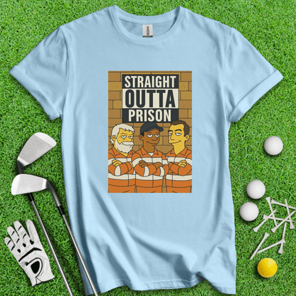 Trio Mugshot Simpson T-shirt - TeeHee Golf Gear