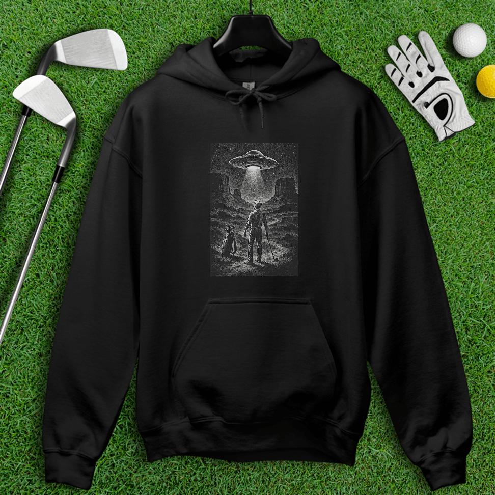 UFO On The Green Hoodie - TeeHee Golf Gear