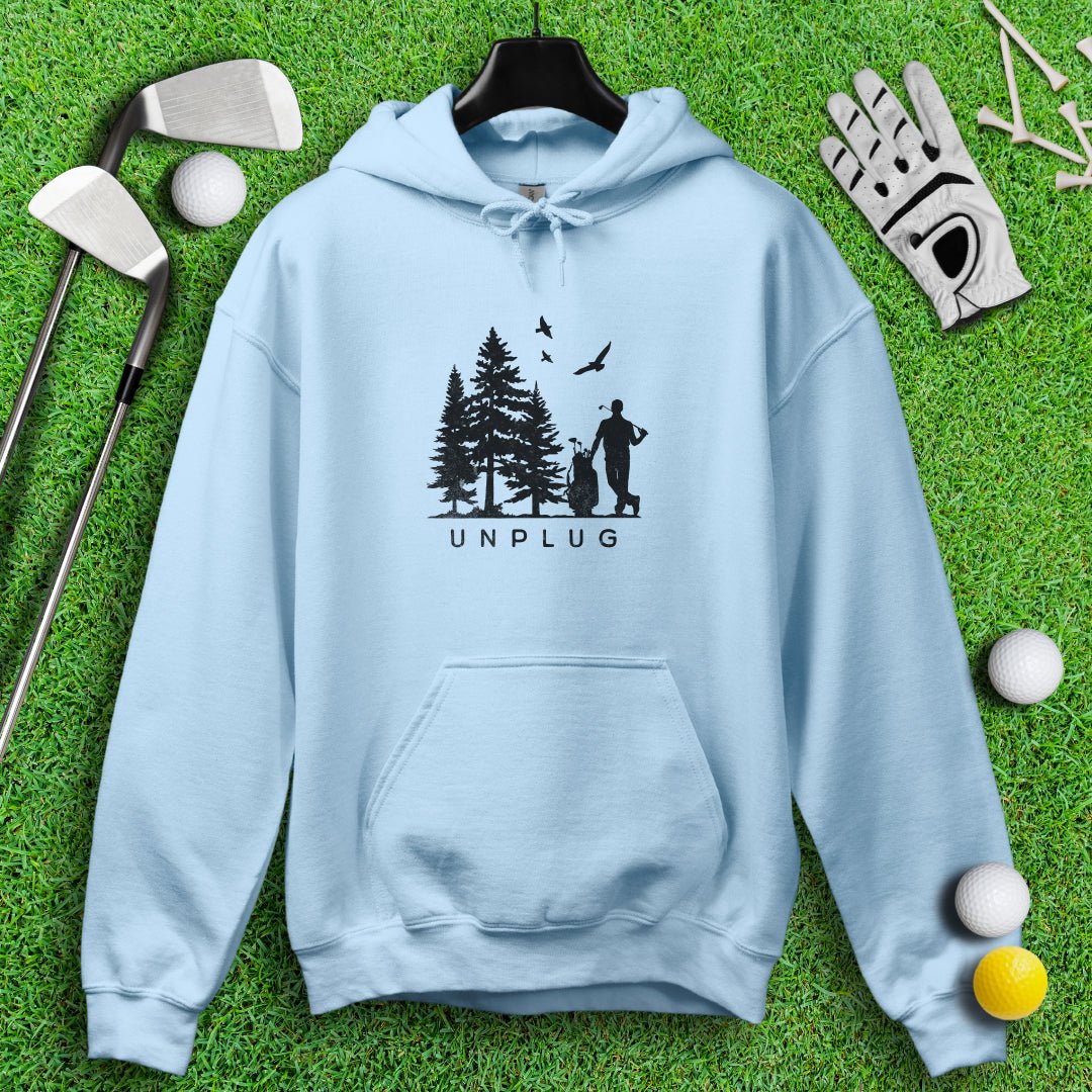 Unplug Outdoor Golfer Hoodie - TeeHee Golf Gear