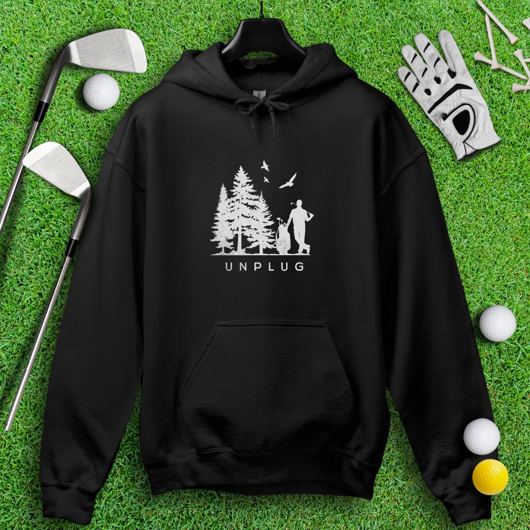 Unplug Outdoor Golfer Hoodie - TeeHee Golf Gear