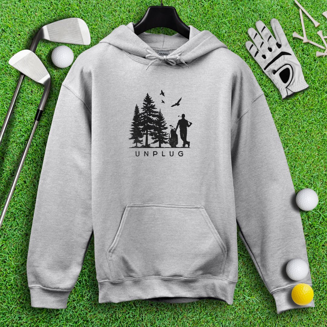 Unplug Outdoor Golfer Hoodie - TeeHee Golf Gear