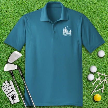 Unplug Outdoor Golfer Polo Shirt - TeeHee Golf Gear