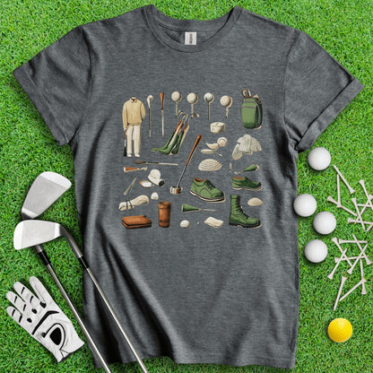 Vintage Golf Gear Elements Golf T - Shirt - TeeHee Golf Gear