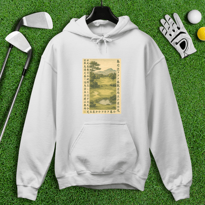 Vintage Japanese Golf Scene Hoodie - TeeHee Golf Gear