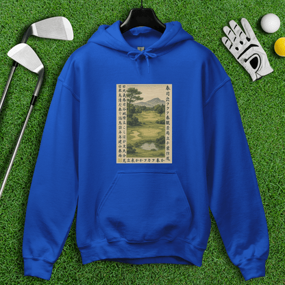 Vintage Japanese Golf Scene Hoodie - TeeHee Golf Gear