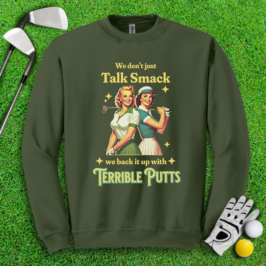 We Don’t Just Talk Smack Crewneck - TeeHee Golf Gear
