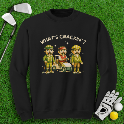 What's Crackin' Crewneck - TeeHee Golf Gear