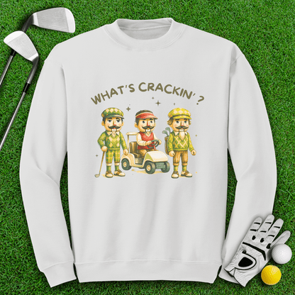 What's Crackin' Crewneck - TeeHee Golf Gear