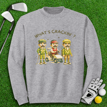 What's Crackin' Crewneck - TeeHee Golf Gear