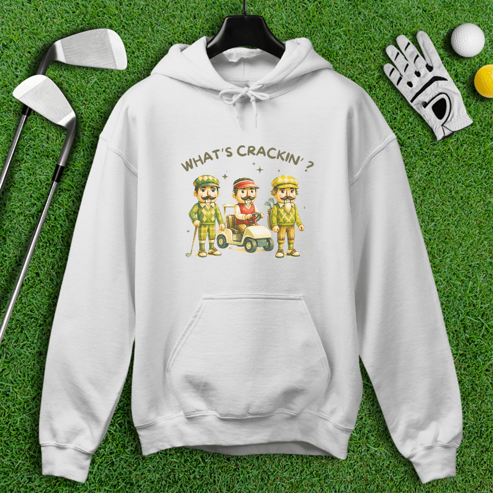What's Crackin' Hoodie - TeeHee Golf Gear