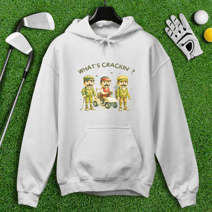 What's Crackin' Hoodie - TeeHee Golf Gear