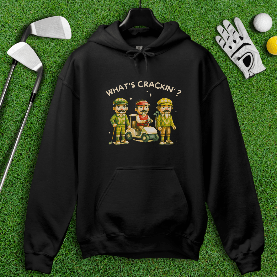 What's Crackin' Hoodie - TeeHee Golf Gear