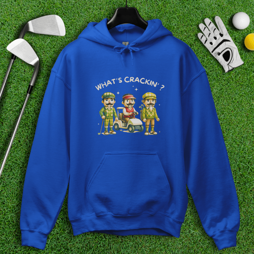 What's Crackin' Hoodie - TeeHee Golf Gear