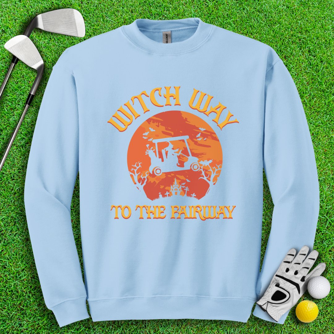 Witch Way To The Fairway Crewneck - TeeHee Golf Gear