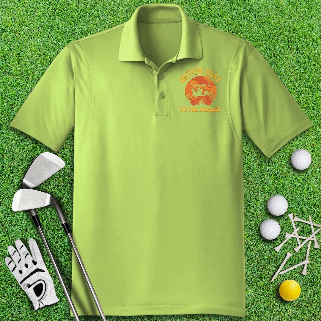Witch Way To The Fairway Polo Shirt - TeeHee Golf Gear