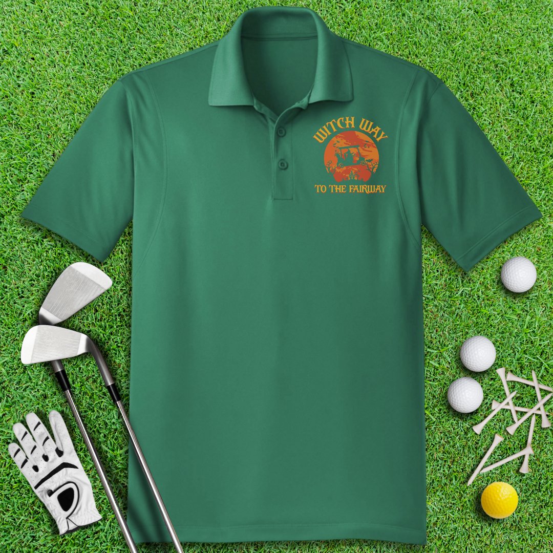 Witch Way To The Fairway Polo Shirt - TeeHee Golf Gear