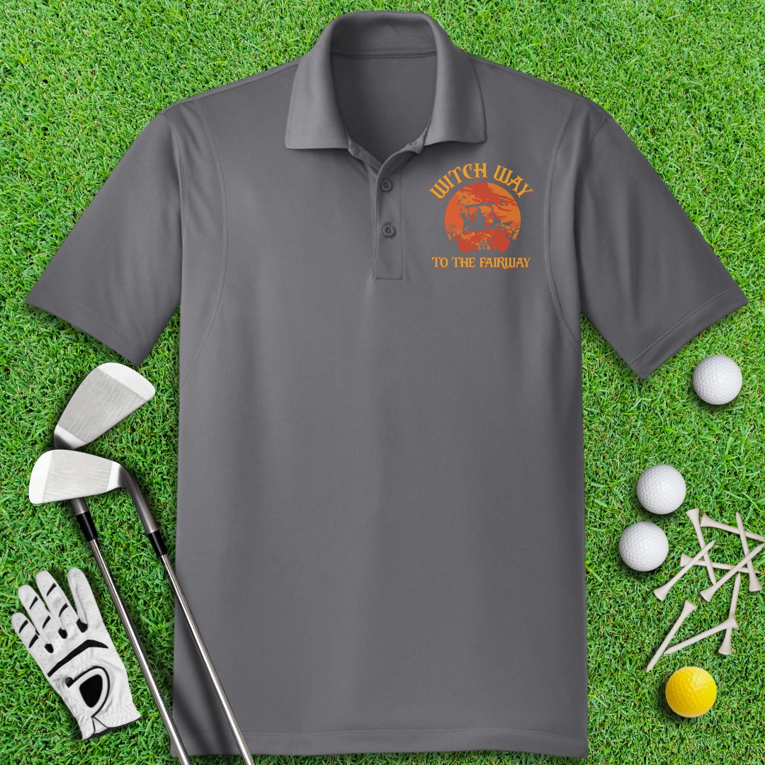 Witch Way To The Fairway Polo Shirt - TeeHee Golf Gear