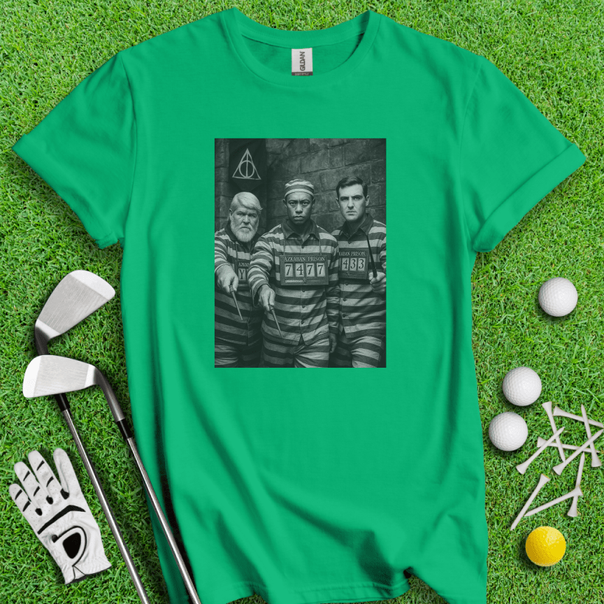 Wizard Mugshot1 T-shirt - TeeHee Golf Gear