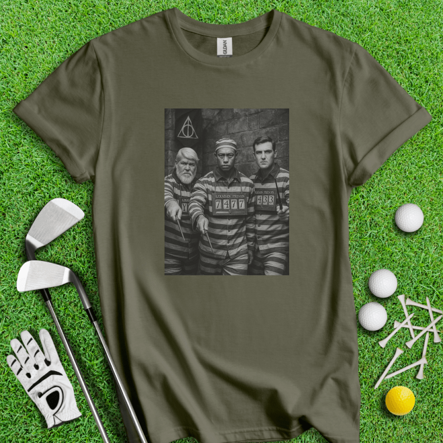 Wizard Mugshot1 T-shirt - TeeHee Golf Gear